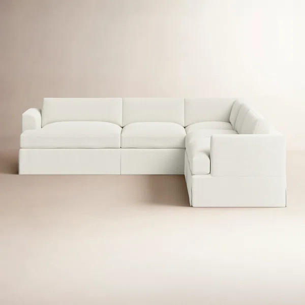 Lucia 4 - Piece Slipcovered L-Sectional | Birch Lane
