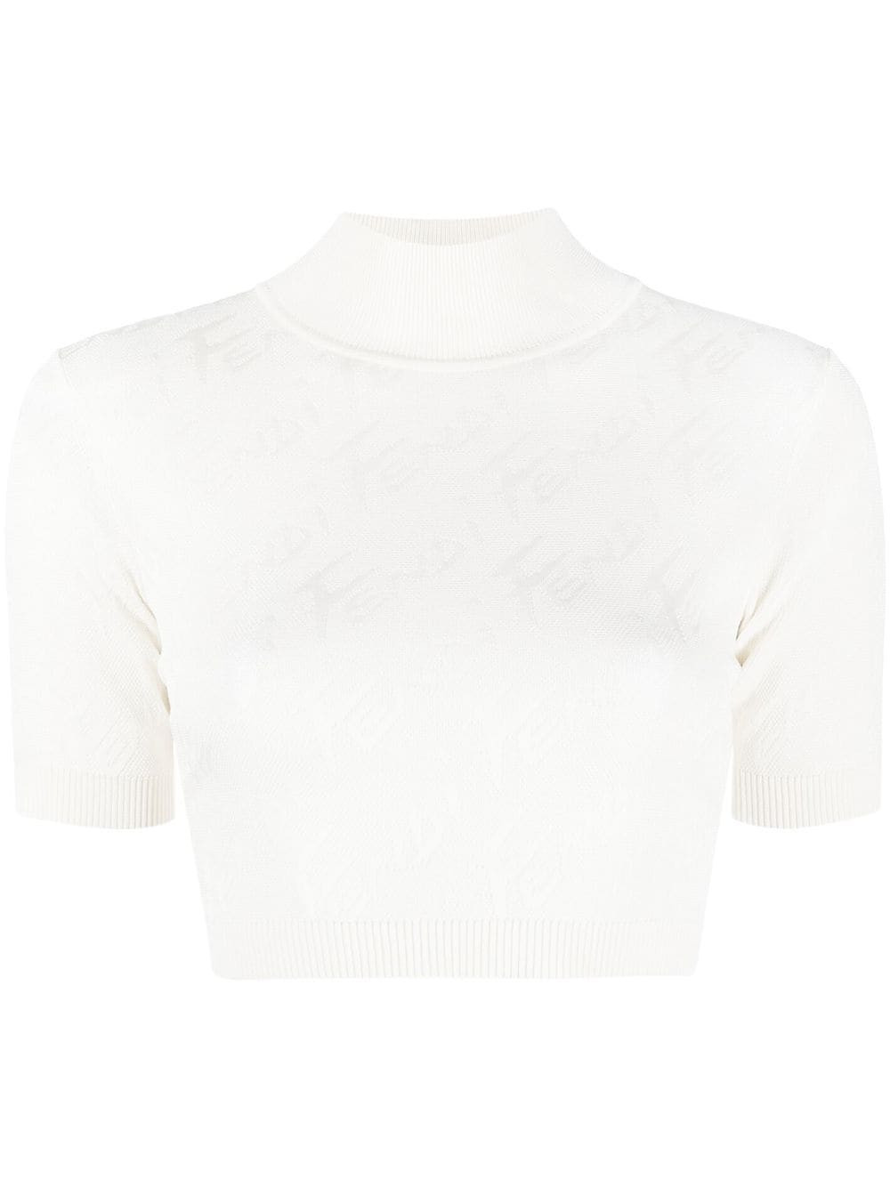 jacquard cropped top | Farfetch Global