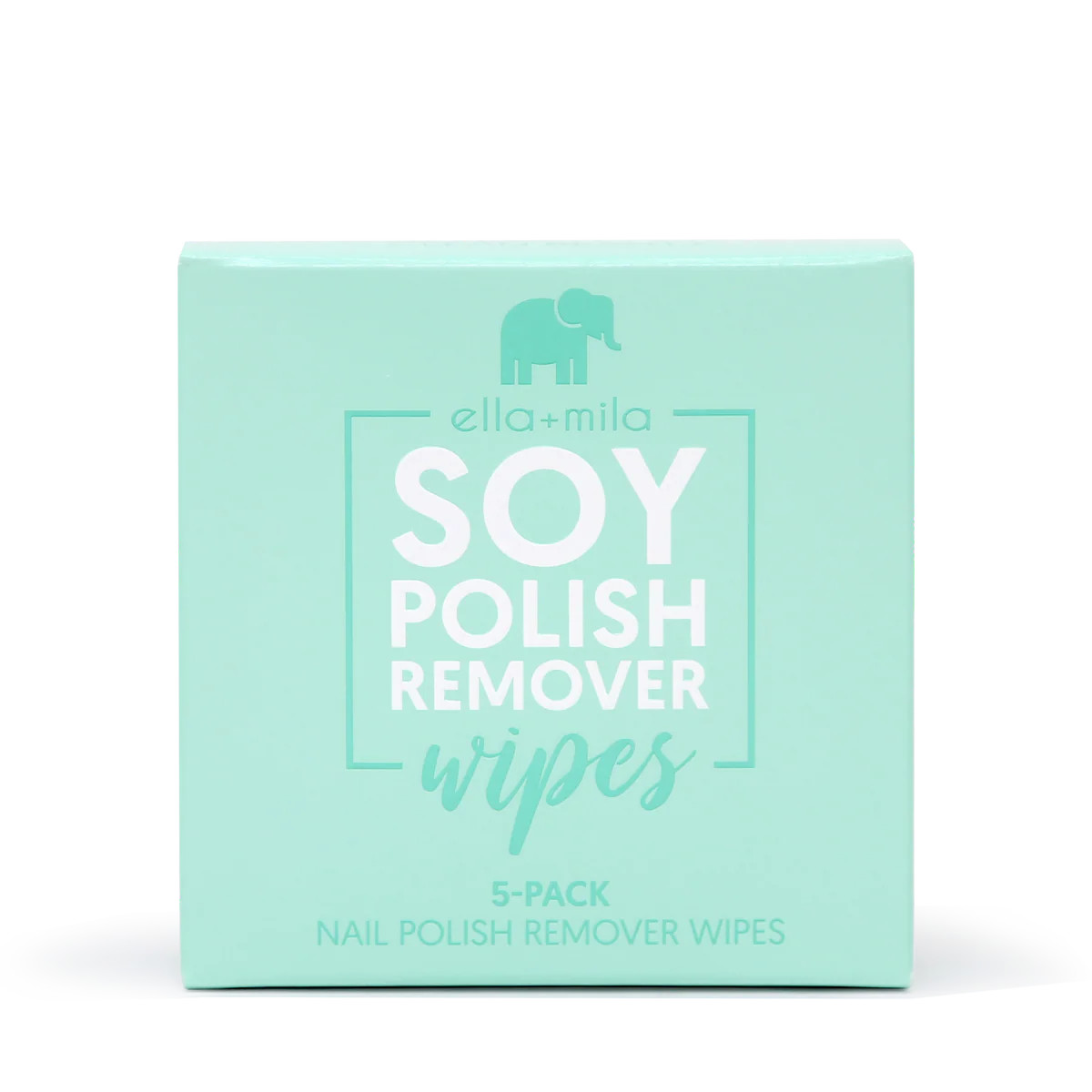 Soy Nail Polish Remover Wipes - Unscented | ella+mila