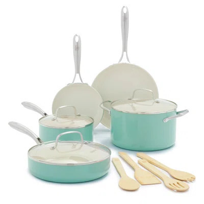GreenLife Artisan Healthy Ceramic Nonstick, 12-Piece Cookware Set, Stainless Steel Handle | Wayfair North America