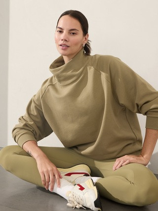 Forever Fleece Mockneck Sweatshirt | Athleta