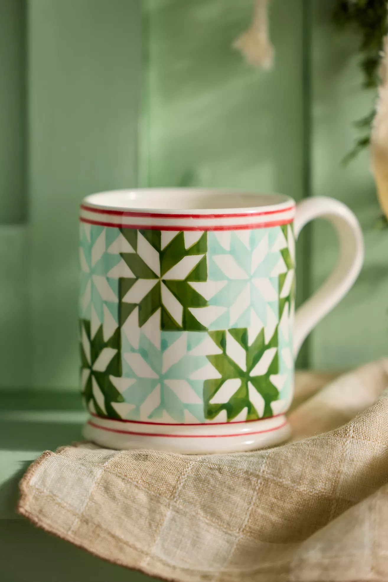 Quilted Ceramic Mug | Anthropologie (US)