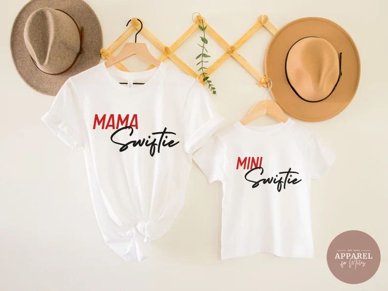 Taylor Swift Shirts, Mommy and Me Outfit, Matching Mommy and Me Shirt, Mom and Baby Shirts, Swift... | Etsy (US)