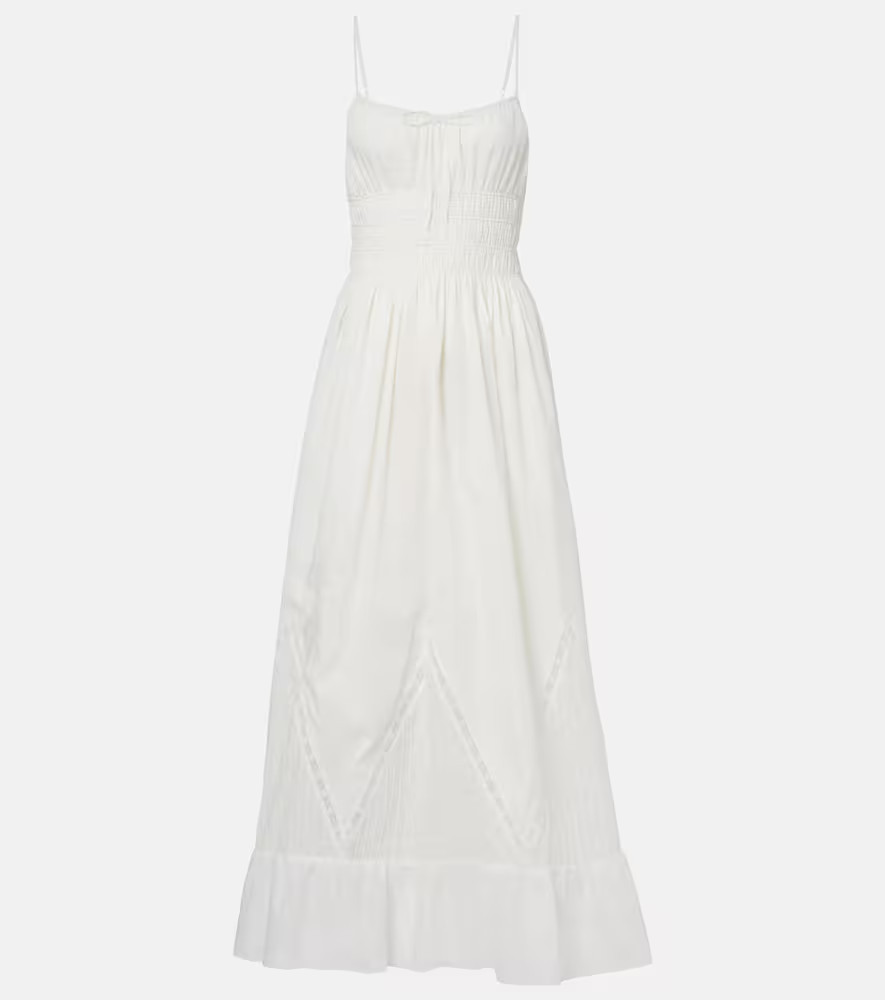 Faithfull Meline cotton voile maxi dress | Mytheresa (UK)