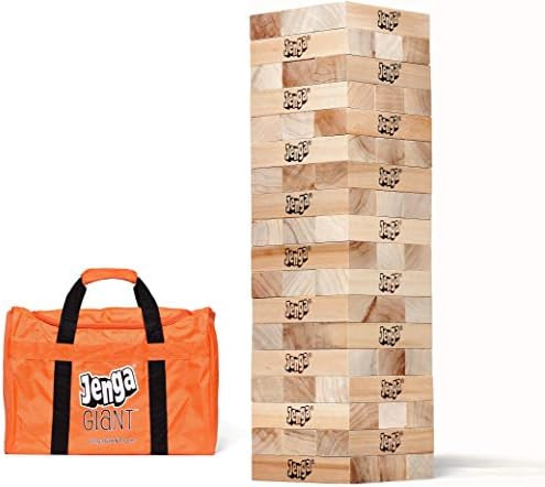 Jenga Giant JS7 (Stacks to Over 5 feet) Precision-Crafted, Premium Hardwood Game with Heavy-Duty ... | Amazon (US)
