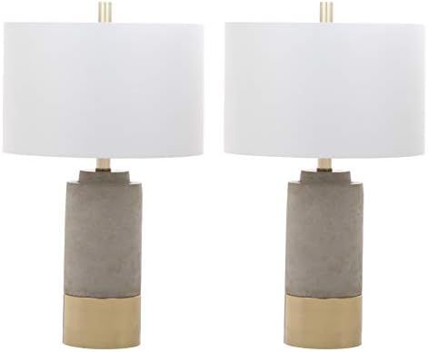 Safavieh LIT4451A-SET2 Lighting Collection Brown Grey Table Lamp | Amazon (US)