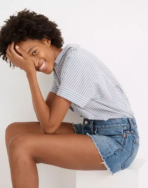 Relaxed Denim Shorts in Berriman Wash | Madewell