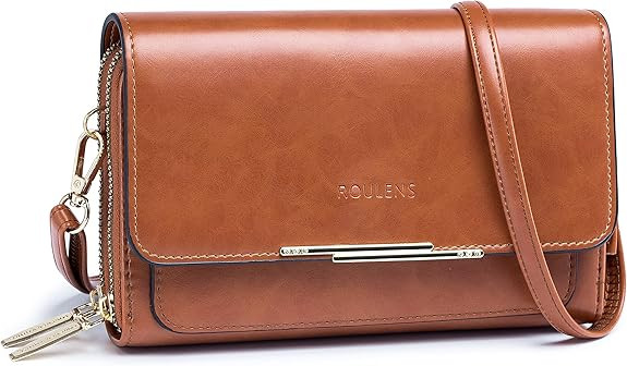 Roulens Small Crossbody Shoulder Bag for Women,Cellphone Bags Card Holder Wallet Purse and Handba... | Amazon (US)
