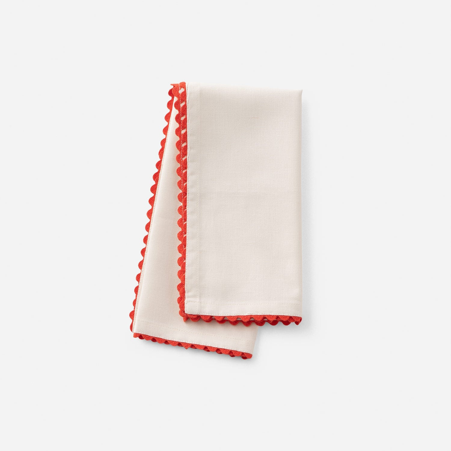 Scallop Trim Napkin Set of 4 | Schoolhouse