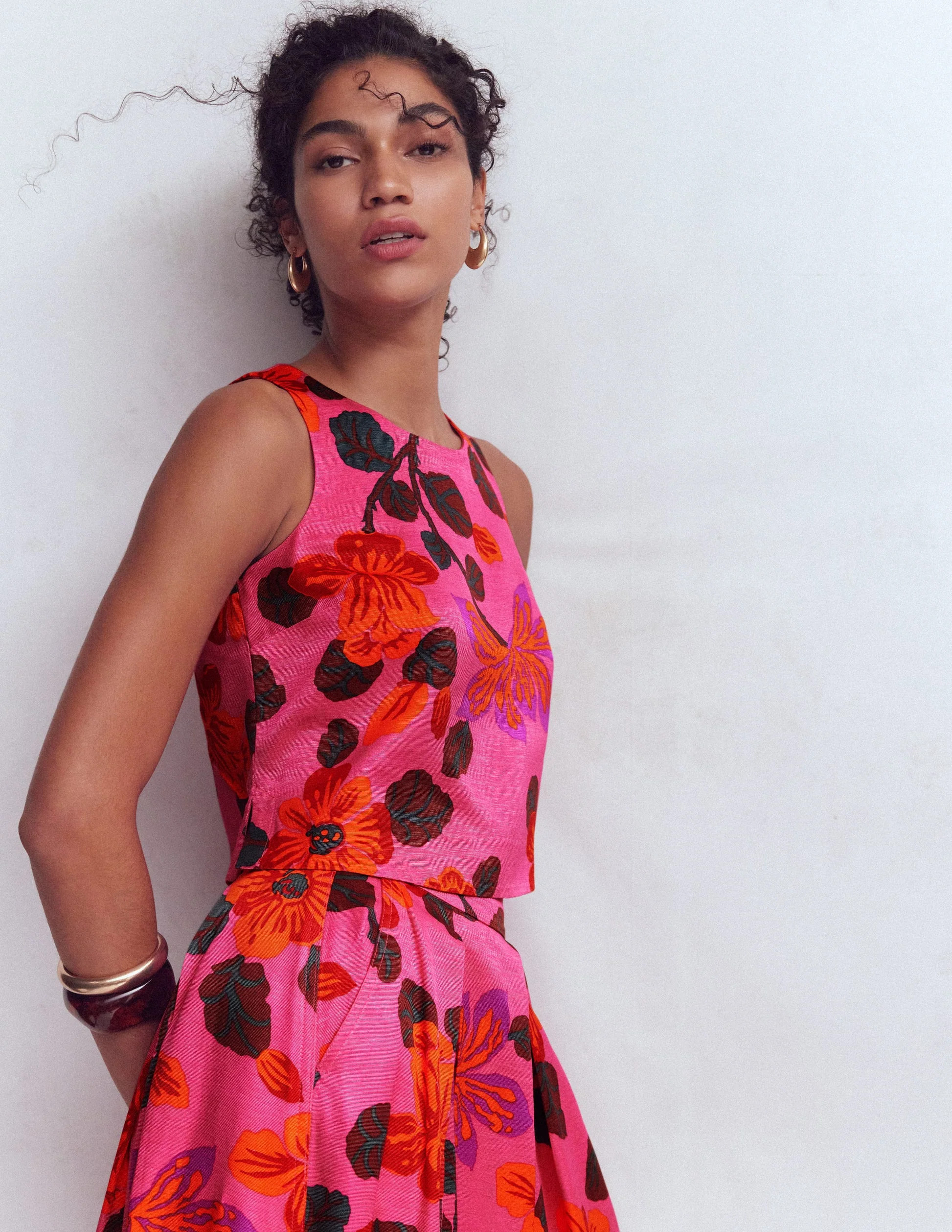 Occasion Shell Top-Multi, Elaborate Blossom | Boden (US)