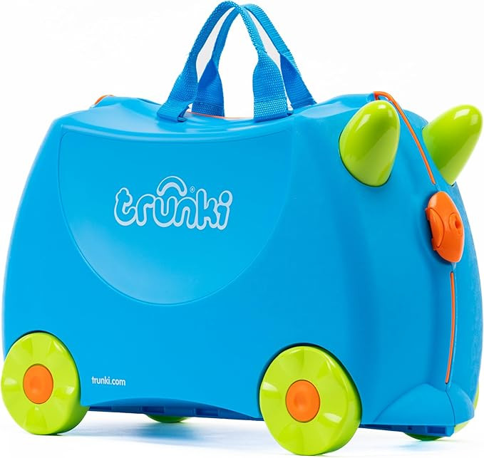 Trunki Ride-On Kids Suitcase | Tow-Along Toddler Luggage | Carry-On Cute Bag with Wheels | Kids L... | Amazon (US)