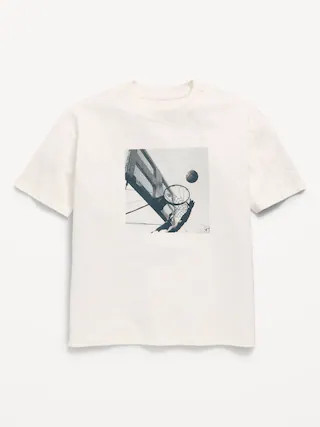 Oversized Short-Sleeve Graphic T-Shirt for Boys | Old Navy (US)