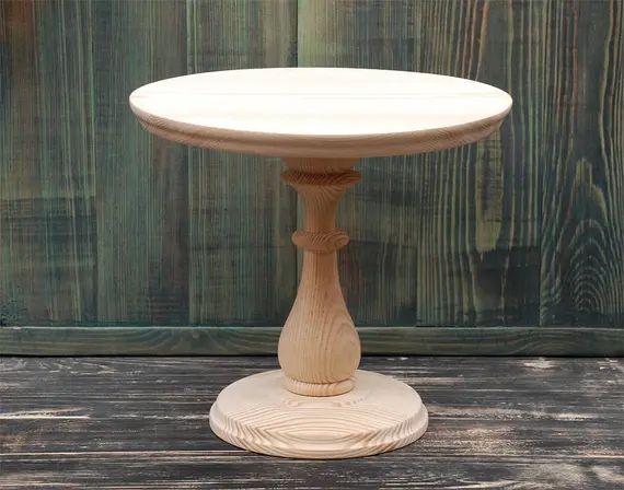 6 - 16"  Wooden cake stand,unfinished Cake Stand,Rustic Cake Stand,Wood Custom Cake Stand,Rustic ... | Etsy (US)