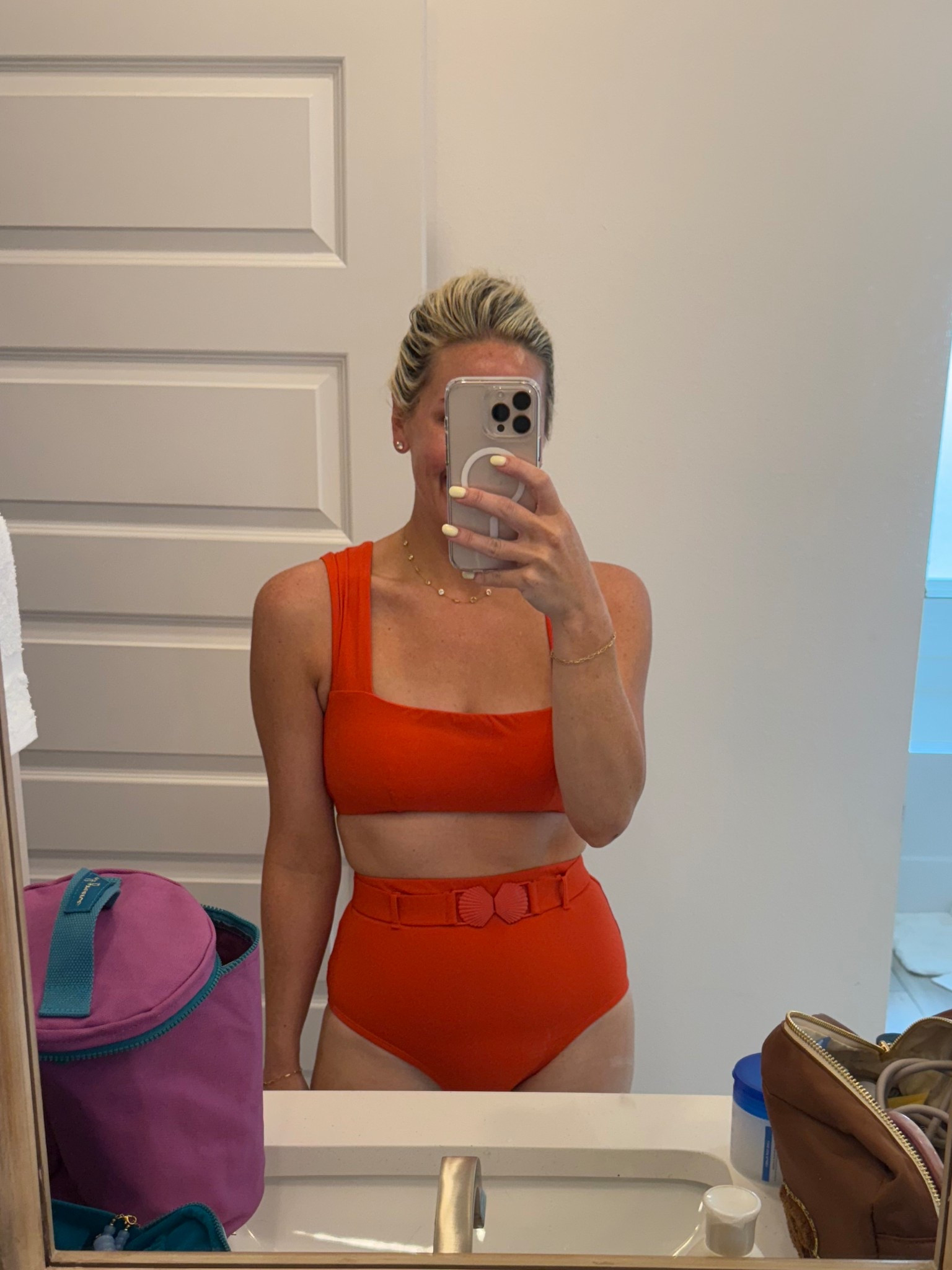 Dillards swimsuit! Wearing size small in both pieces! 

#LTKSwim #LTKFindsUnder100 #LTKStyleTip