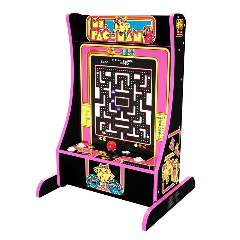 Arcade1UP - Ms. Pac-Man, 10 Games in 1, Video Game Partycade | Walmart (US)