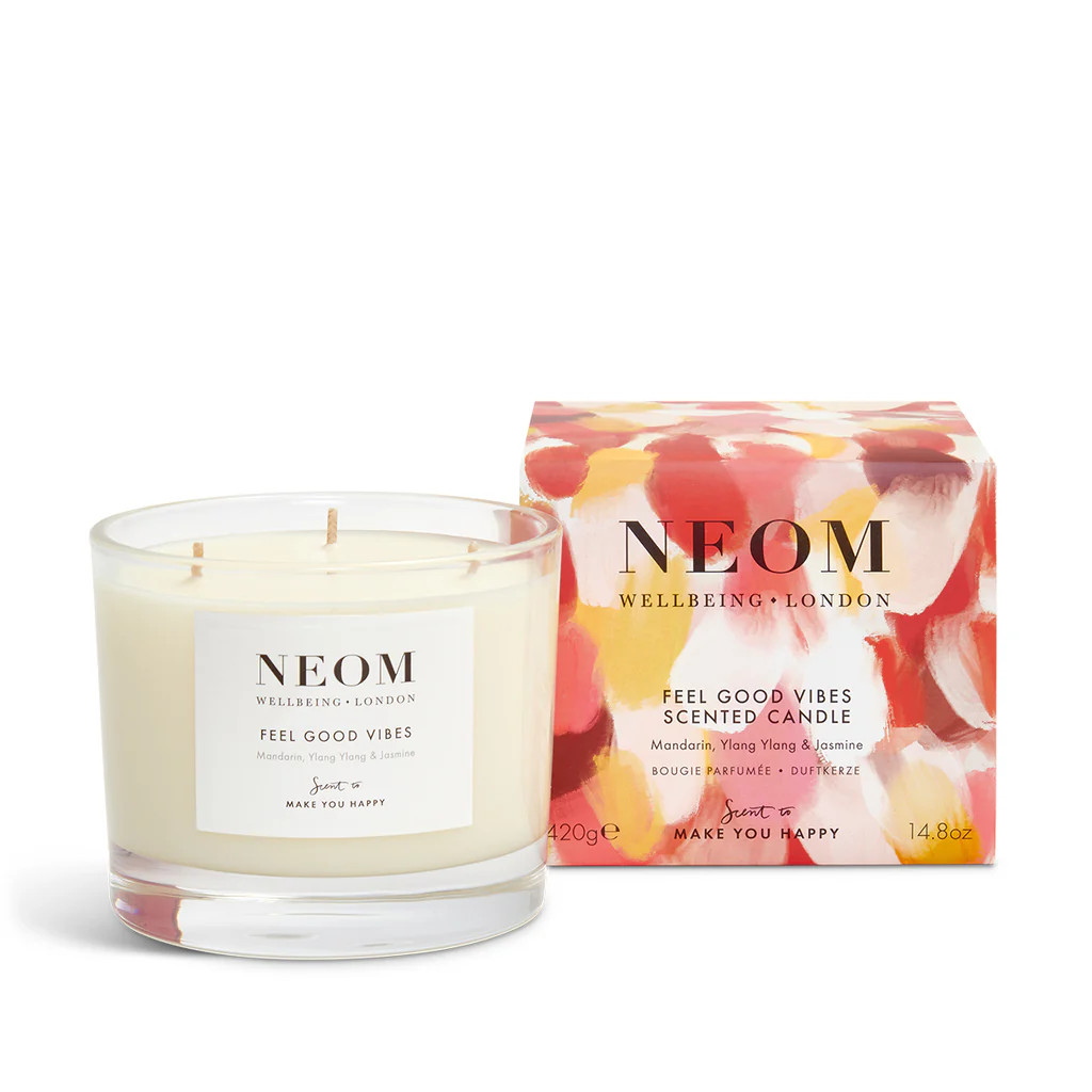 Feel Good Vibes Scented Candle (3 Wick) | NEOM Organics