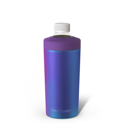 FrostBuddy Universal Buddy XL Insulated Can Cooler | Fits 12oz, 16oz, Slim Cans & Bottles | Stainless Steel Drink Holder Nebula XL | Target