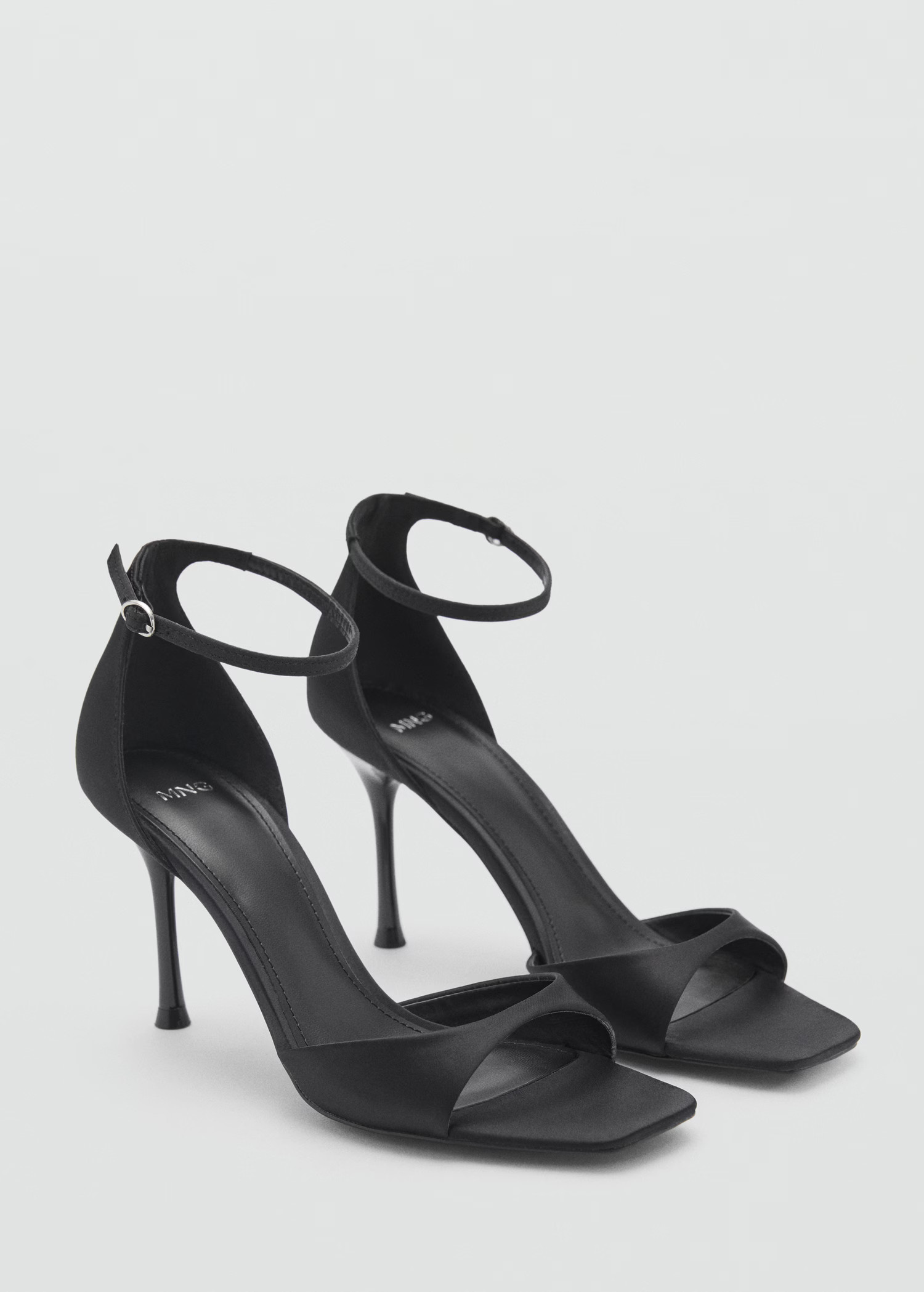 Strappy heeled sandals - Women | MANGO United Kingdom | MANGO (UK)