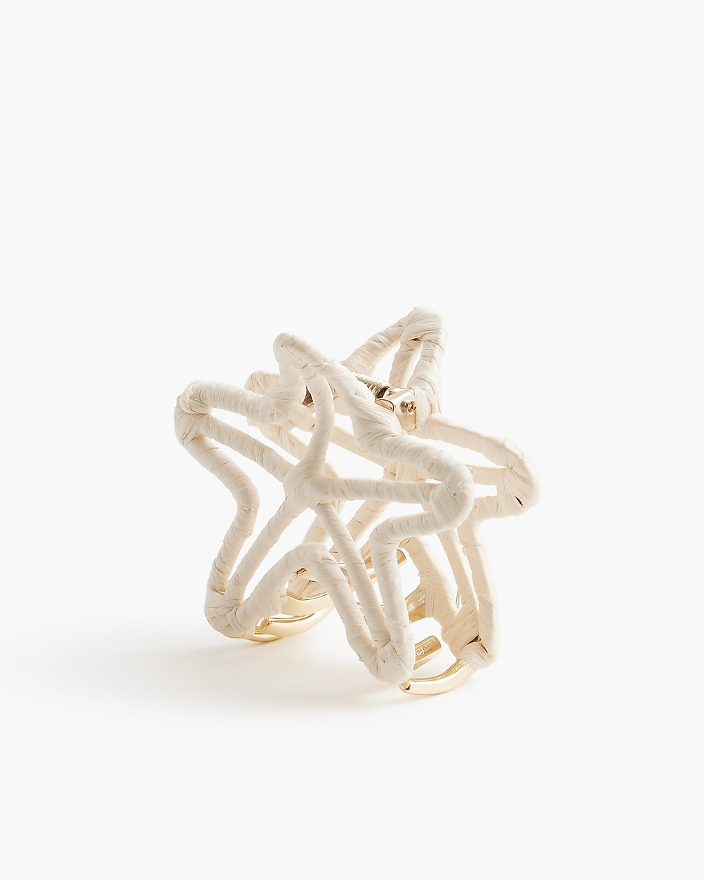 Straw starfish claw clip | J.Crew Factory