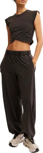 Free People FP Movement Hot Shot Crossover T-Shirt & Joggers Set | Nordstrom | Nordstrom