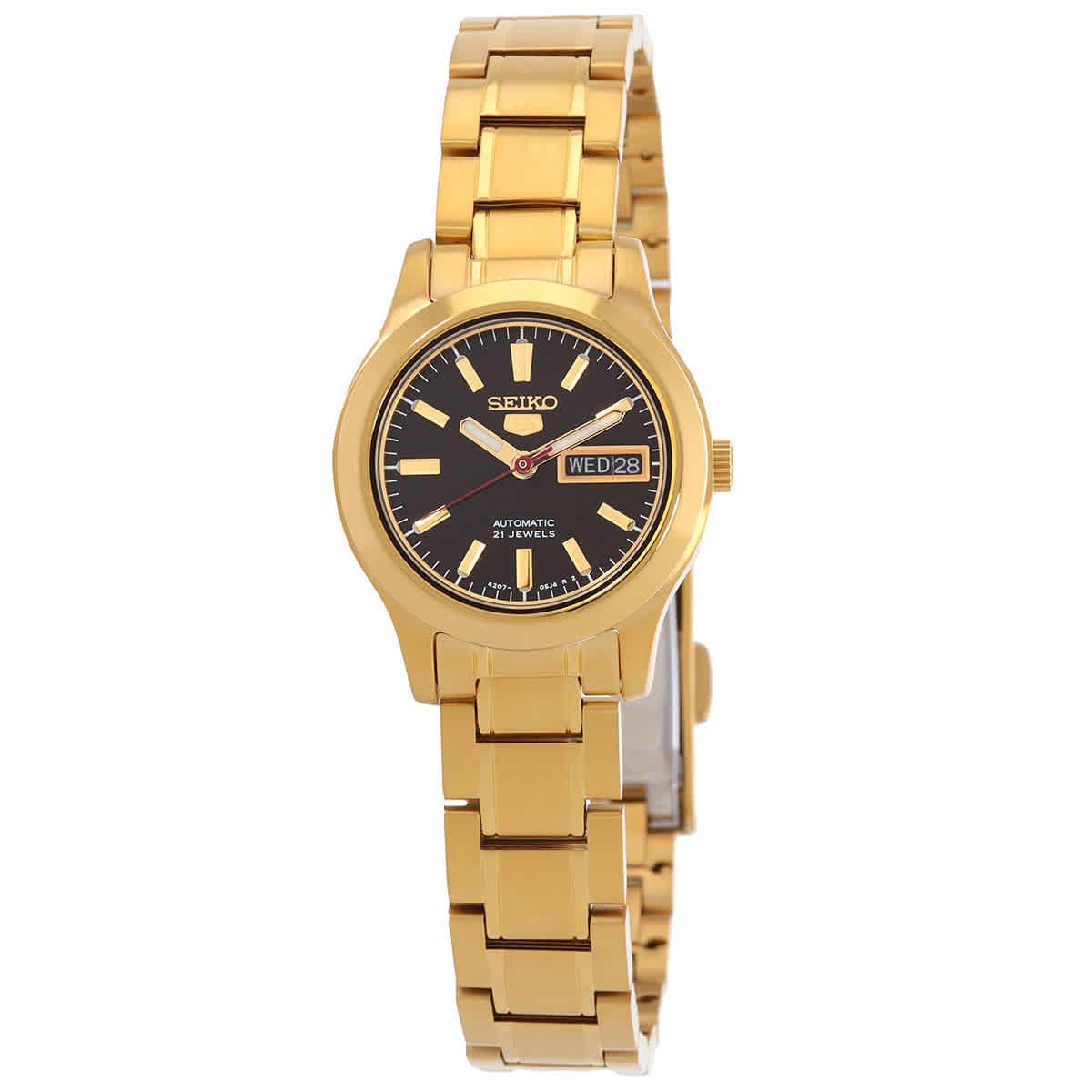 Seiko 5 Automatic Black Dial Ladies Watch SYMD96K1 | Jomashop.com & JomaDeals.com