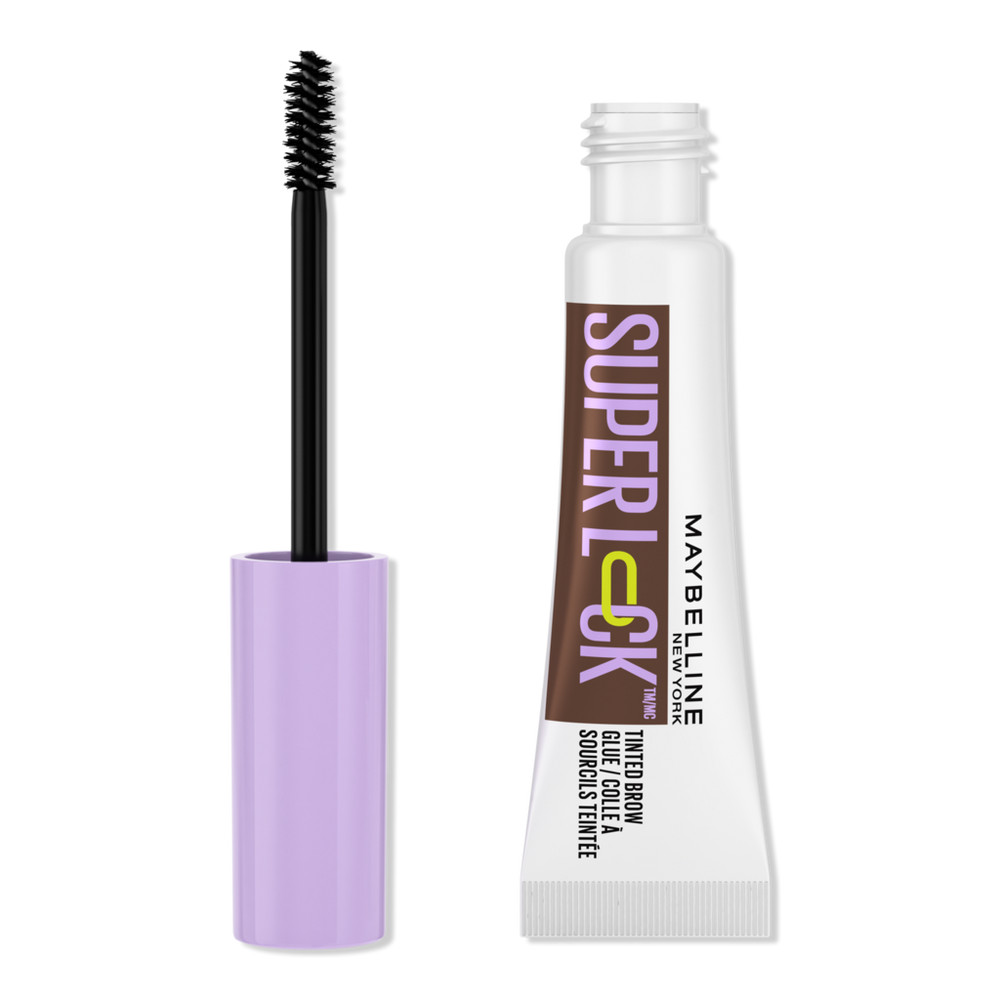 Maybelline Super Lock Brow Glue Tinted Waterproof Eyebrow Gel - Deep Brown | Ulta