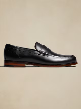 Leather Penny Loafer | Banana Republic Factory