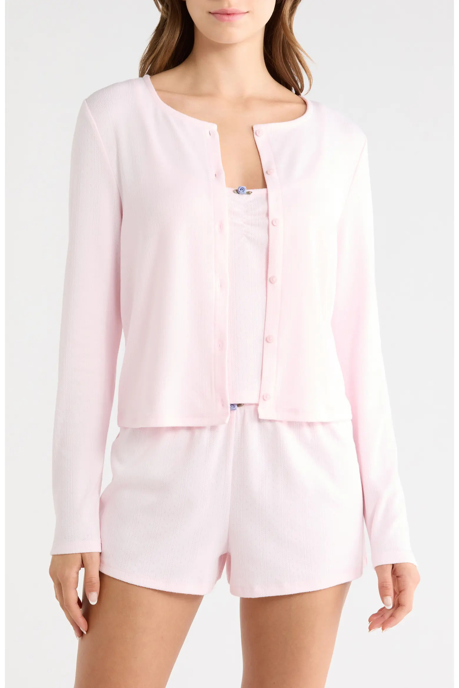 Blissful Pointelle Jersey Pajamas (Women) | Nordstrom | Nordstrom