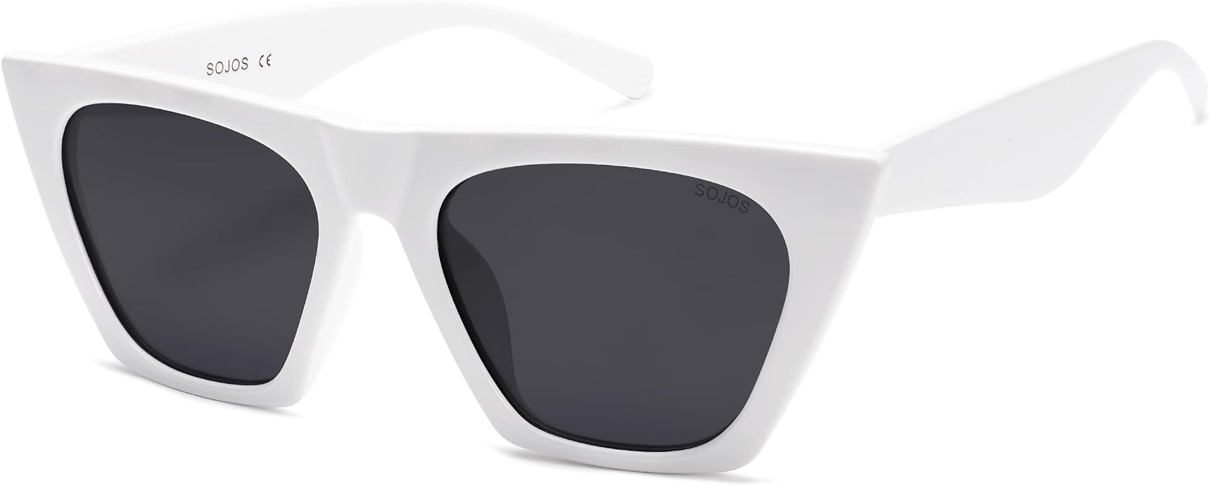 SOJOS Oversized Square Cateye Polarized Sunglasses for Women Men Big Trendy Sunnies SJ2115 | Amazon (US)