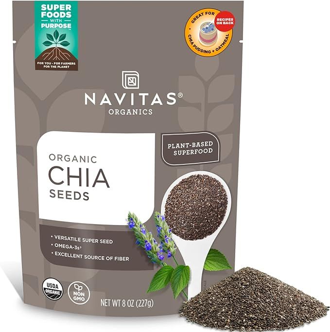 Navitas Organics Chia Seeds (8oz) | Amazon (US)