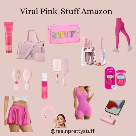 Viral Pink-stuff from Amazon

Pink girl must haves, pink makeup, Amazon basics, trending fashion, Amazon sale, Amazon prime, trending on Amazon 

#LTKSeasonal #LTKbeauty #LTKsalealert