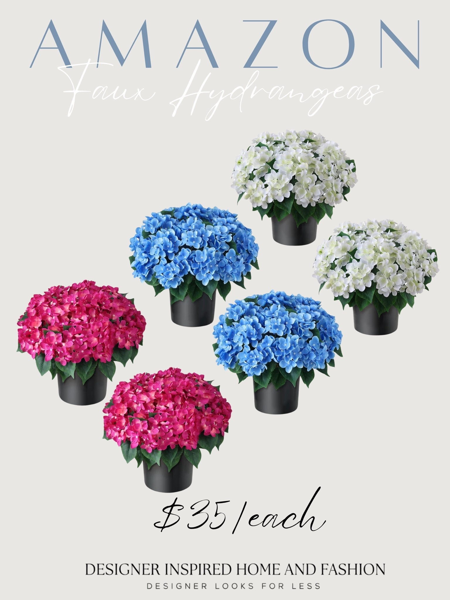Stunning faux hydrangeas for front porch style this Spring/Summer! ❤️🤍💙

#LTKHome #LTKSeasonal