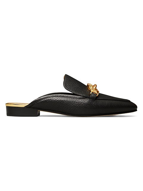 Jessa Leather Horsebit Backless Loafers | Saks Fifth Avenue