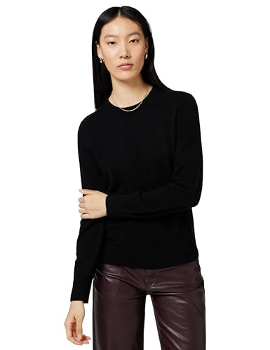 NAADAM Women's Original 100% Pure Cashmere Crewneck Pullover Sweater, Black | Amazon (US)