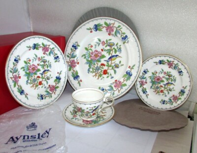 Aynsley Pembroke 5 Piece Place Settings English Fine Bone China  | eBay | eBay US