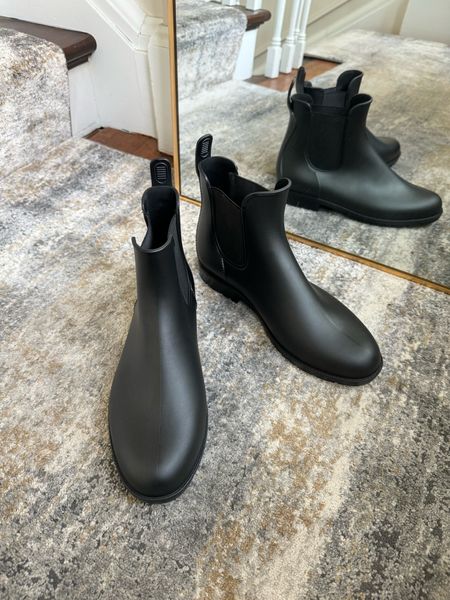Rain boots are perfect for fall and spring! These easily slide on and off your feet and run true to size. They are currently 40% off! 

#LTKsalealert #LTKSeasonal #LTKshoecrush