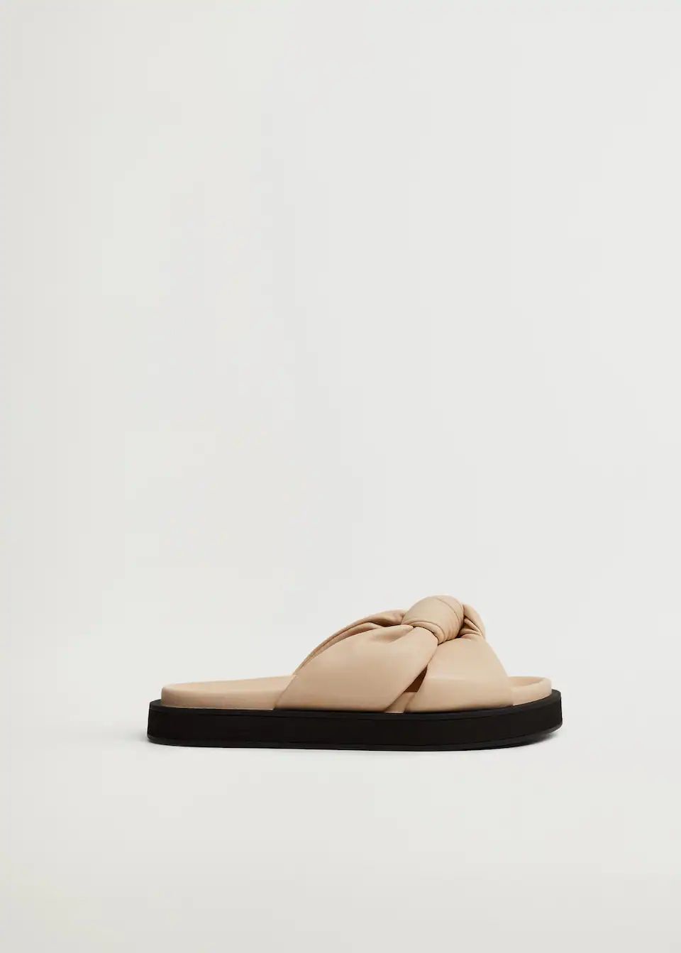 Platform sandals with knot | MANGO (US)