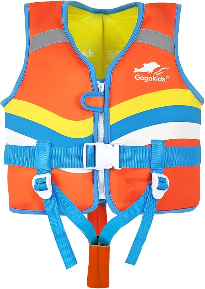 Gogokids Kids Swim Vest Float Jacket for 30-50 lbs 2-6 Years - Toddler Flotaties Swimming Pool Ve... | Amazon (US)