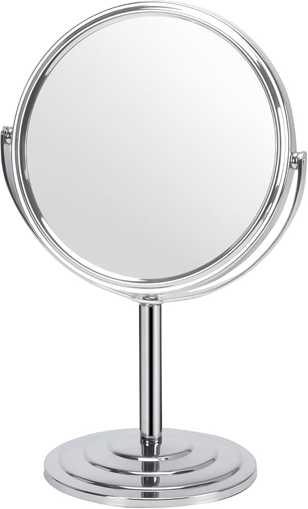 1X 3X Magnifying Makeup Mirror Vanity Mirror for Tabletop, Silver 7 Inch Standing Bathroom Cosmet... | Amazon (US)