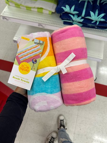 Love these small beach towels for the kids! Easy to throw in the beach bag 2 for $10! 

#targetfind #target #beachtowel #boymom #girlmom #summerfind 

#LTKfindsunder50 #LTKfamily #LTKkids