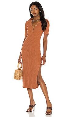 House of Harlow 1960 x Sofia Richie Inaya Dress in Terracotta from Revolve.com | Revolve Clothing (Global)