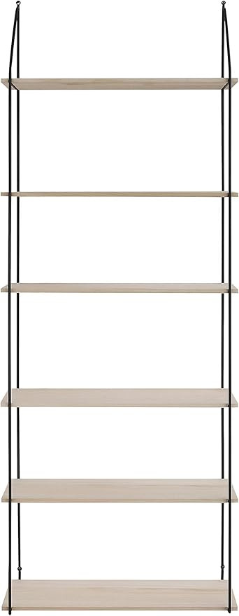 Creative Co-Op DA7948-1 6 Tier Metal & Wood Wall Shelves | Amazon (US)