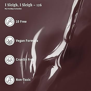 PLA 126 Red UV Gel Nail Polish, 15ml | No-Chip | Quick Dry Nail Gel Polish Colors | 10-Free | Soa... | Amazon (US)