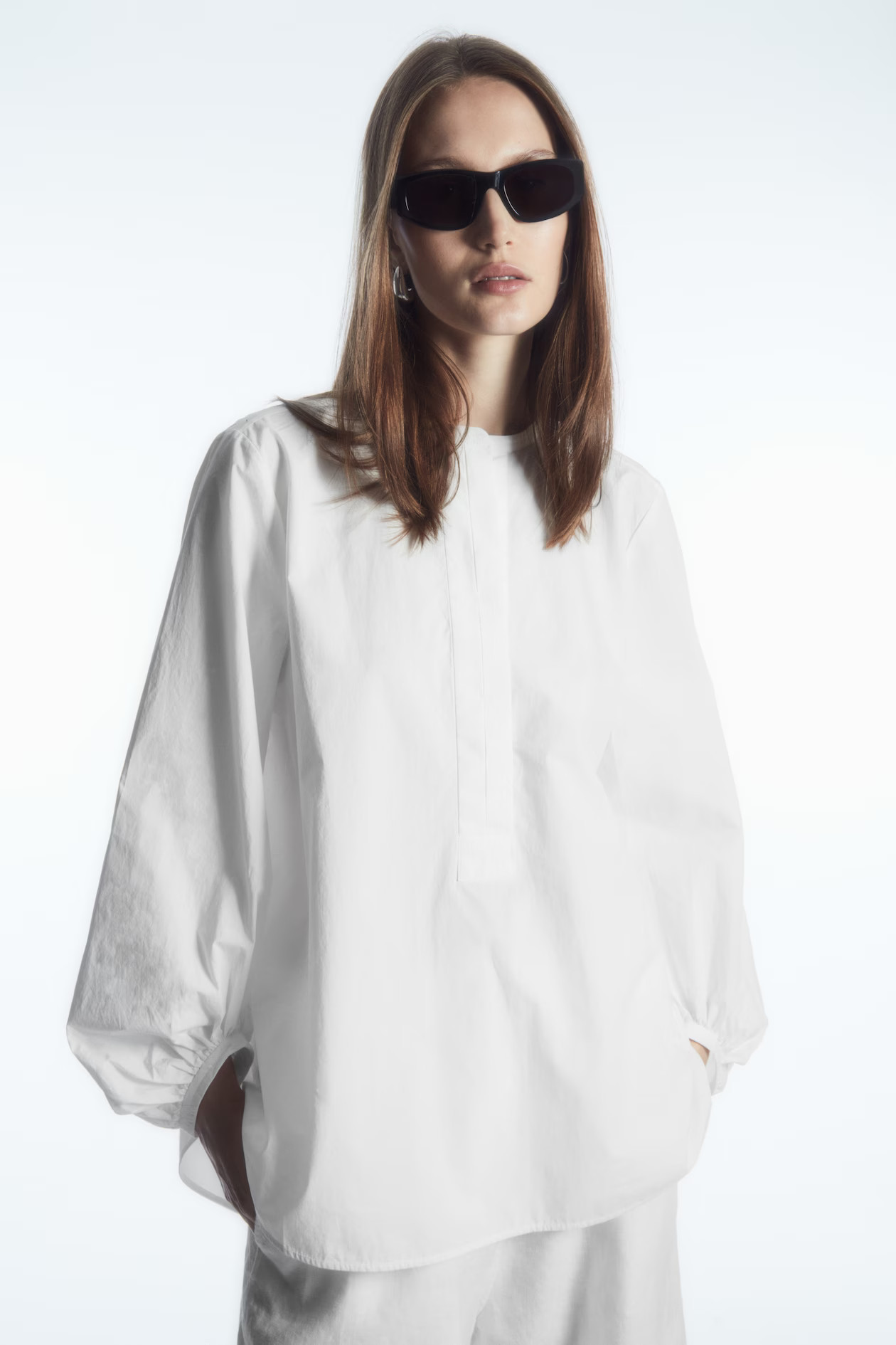 VOLUMINOUS COTTON BLOUSE | COS (AU)