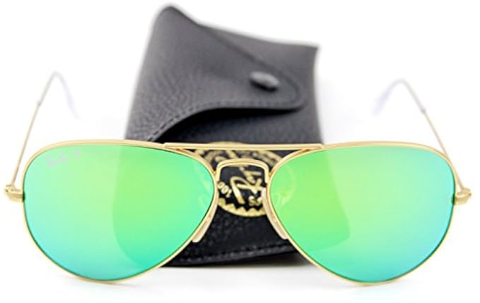 Ray-Ban RB3025 Unisex Aviator Sunglasses Mirrored Polarized | Amazon (US)