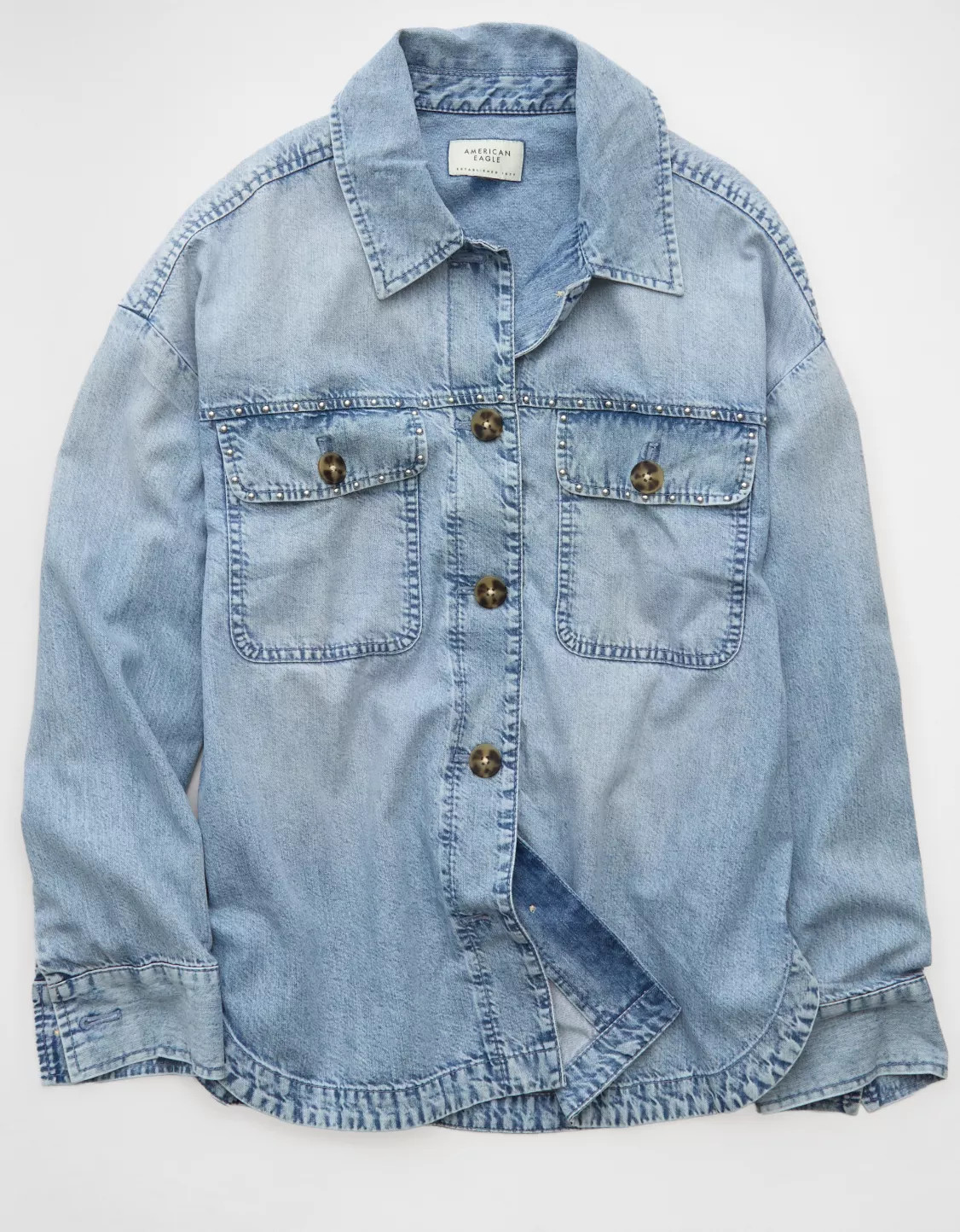 AE Denim Shacket | American Eagle Outfitters (US & CA)