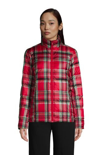 Women's Down Winter Puffer Jacket Print | Lands' End (US)