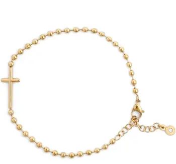 Cross Beaded Charm Bracelet | Nordstrom