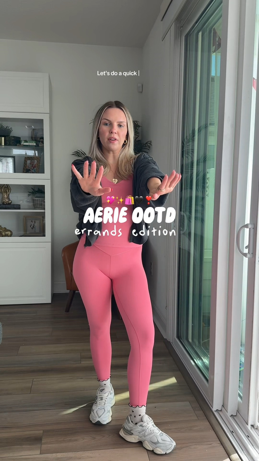 Wearing a small in the bottom and medium top! 

#LTKActive #LTKValentine #LTKmomlife