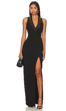 LIKELY Topher Gown in Black from Revolve.com | Revolve Clothing (Global)